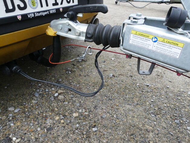 Einweisung in die sichere Nutzung des Anhängers